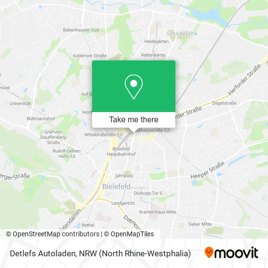 Карта Detlefs Autoladen