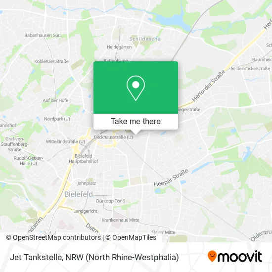 Карта Jet Tankstelle