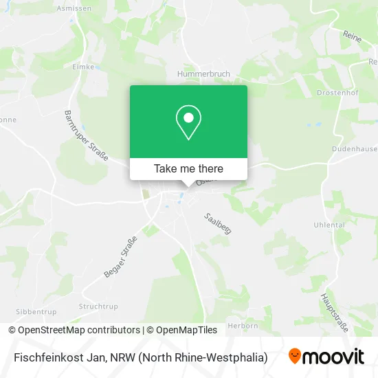 Карта Fischfeinkost Jan