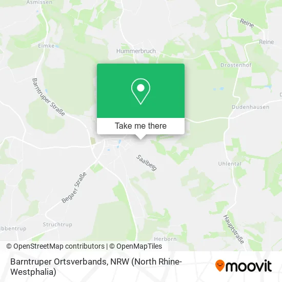 Карта Barntruper Ortsverbands