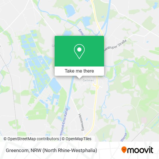 Greencom map