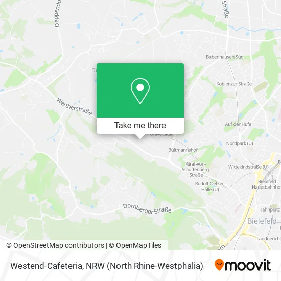 Карта Westend-Cafeteria