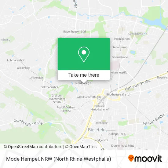 Карта Mode Hempel