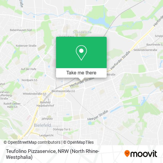 Teufolino Pizzaservice map