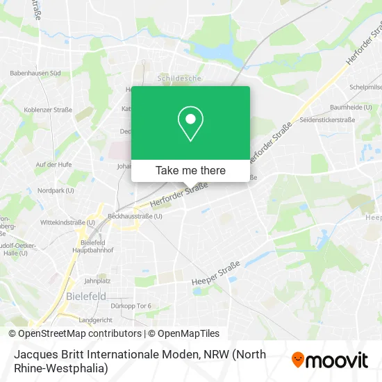 Карта Jacques Britt Internationale Moden