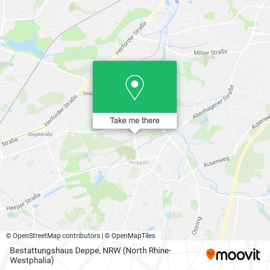 Bestattungshaus Deppe map
