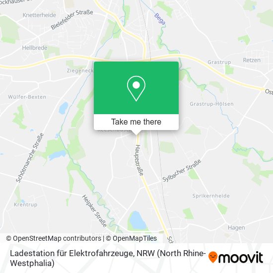 Ladestation für Elektrofahrzeuge map