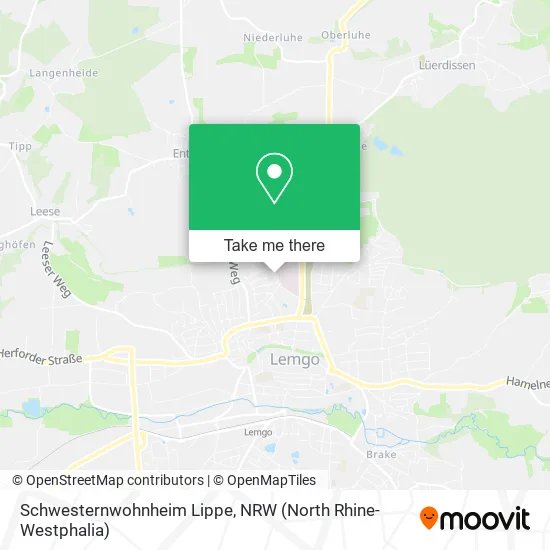 Schwesternwohnheim Lippe map