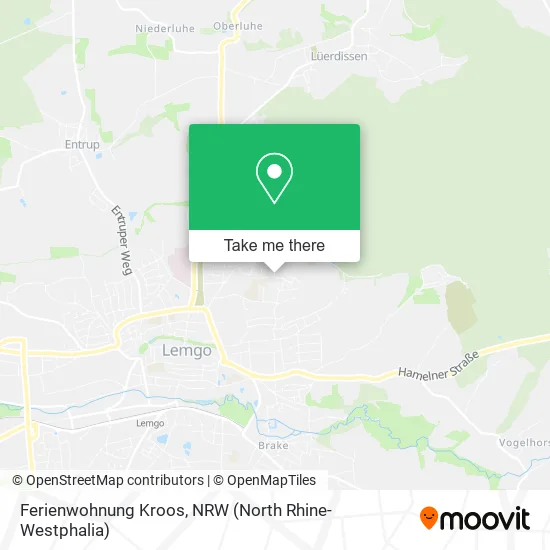 Ferienwohnung Kroos map