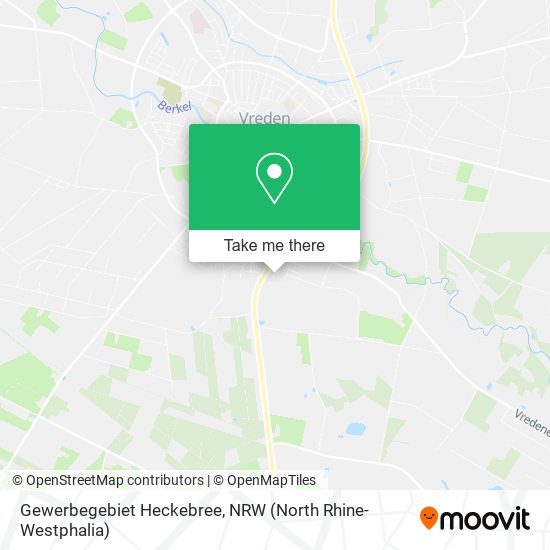 Gewerbegebiet Heckebree map