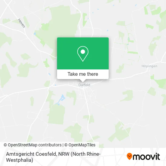 Amtsgericht Coesfeld map