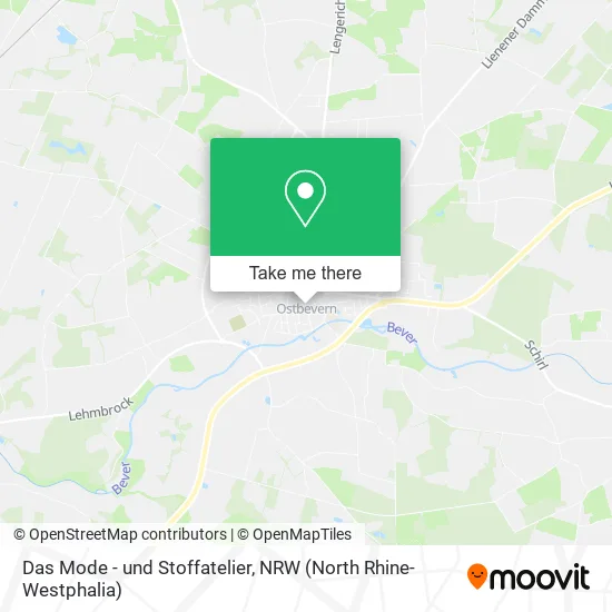 Карта Das Mode - und Stoffatelier