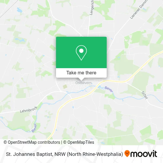 St. Johannes Baptist map