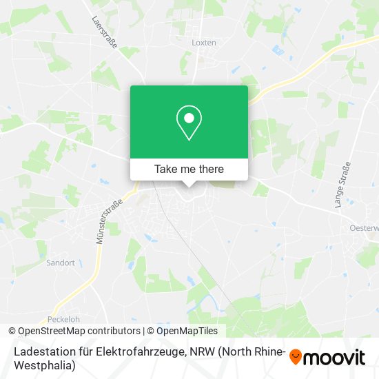 Ladestation für Elektrofahrzeuge map