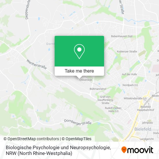 Карта Biologische Psychologie und Neuropsychologie