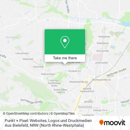 Punkt + Pixel: Websites, Logos und Druckmedien Aus Bielefeld map