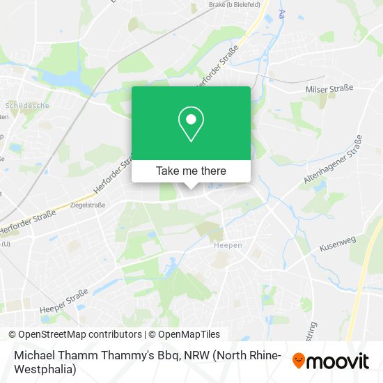 Michael Thamm Thammy's Bbq map