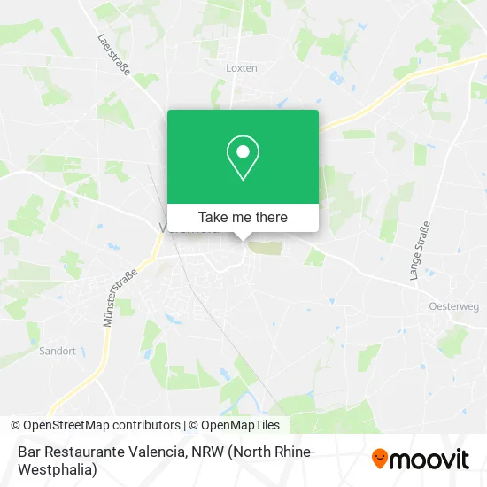 Bar Restaurante Valencia map