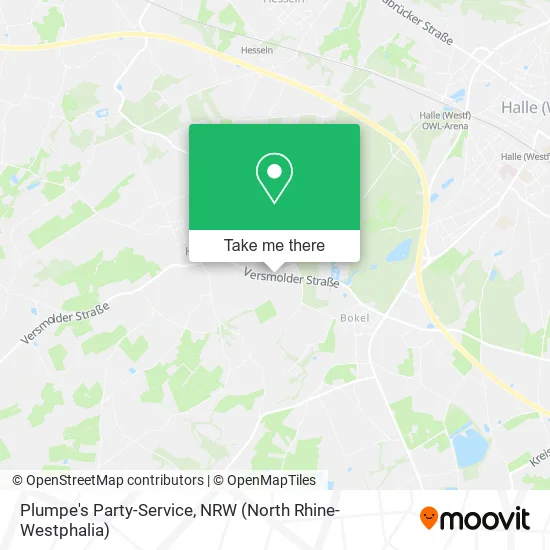 Карта Plumpe's Party-Service