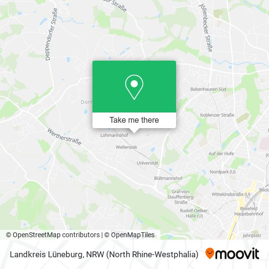Landkreis Lüneburg map