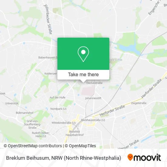 Карта Breklum Beihusum