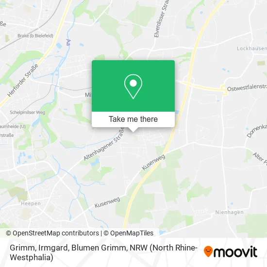 Карта Grimm, Irmgard, Blumen Grimm