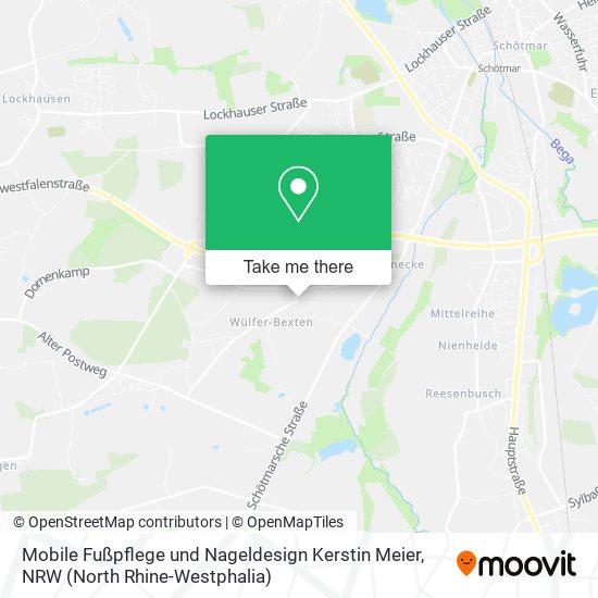 Mobile Fußpflege und Nageldesign Kerstin Meier map