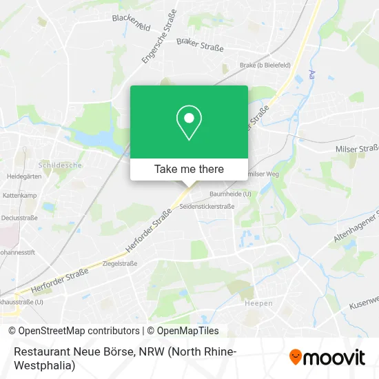 Restaurant Neue Börse map