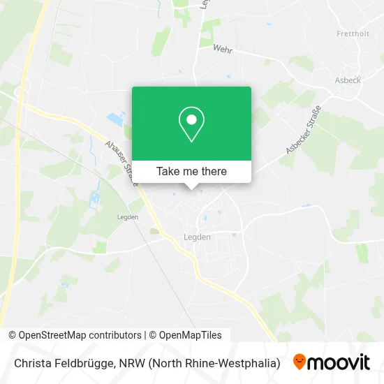 Christa Feldbrügge map