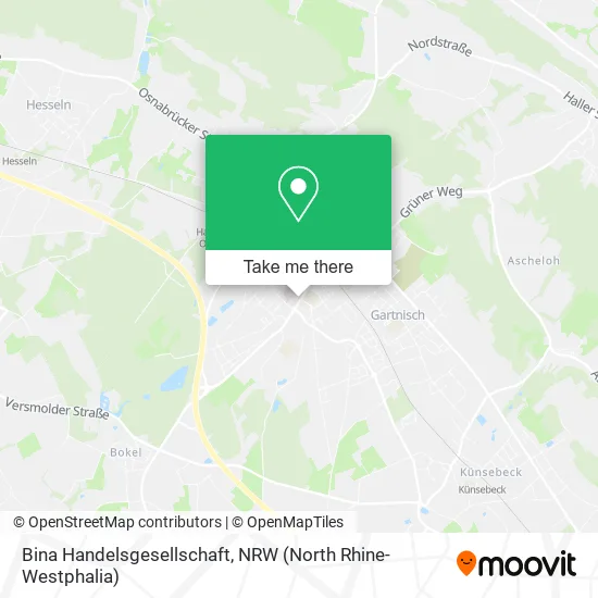 Bina Handelsgesellschaft map