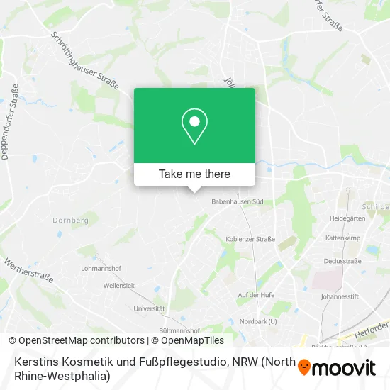 Карта Kerstins Kosmetik und Fußpflegestudio