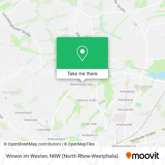 Карта Winwin im Westen
