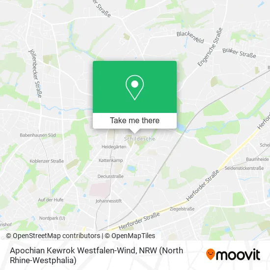 Карта Apochian Kewrok Westfalen-Wind