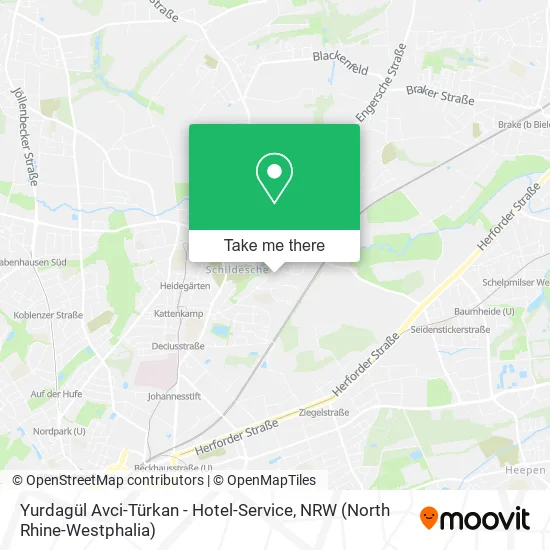 Карта Yurdagül Avci-Türkan - Hotel-Service