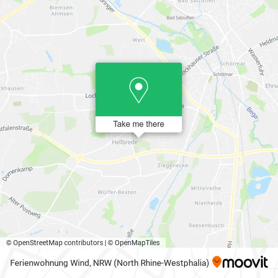 Карта Ferienwohnung Wind