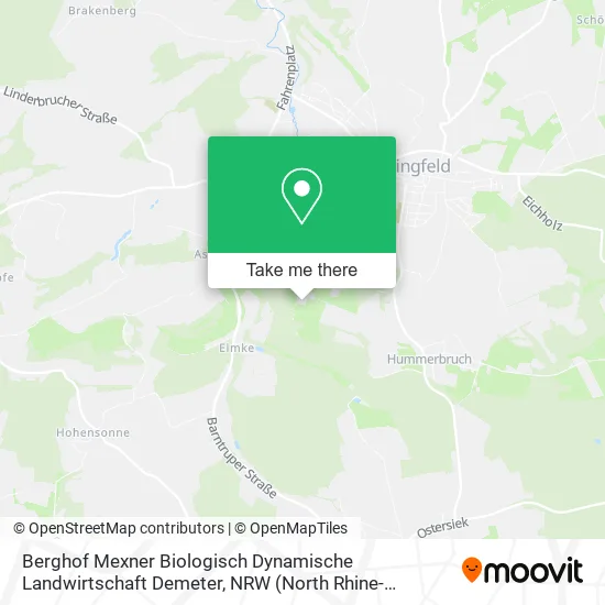 Карта Berghof Mexner Biologisch Dynamische Landwirtschaft Demeter