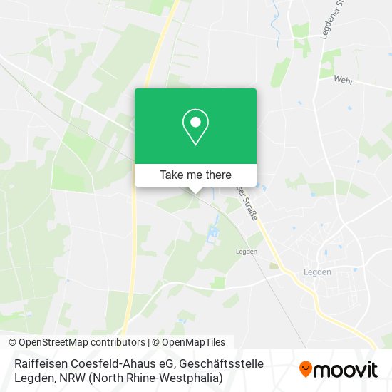 Raiffeisen Coesfeld-Ahaus eG, Geschäftsstelle Legden map