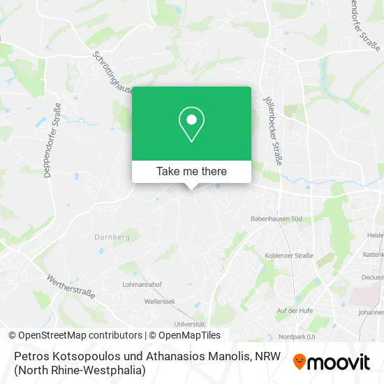 Petros Kotsopoulos und Athanasios Manolis map