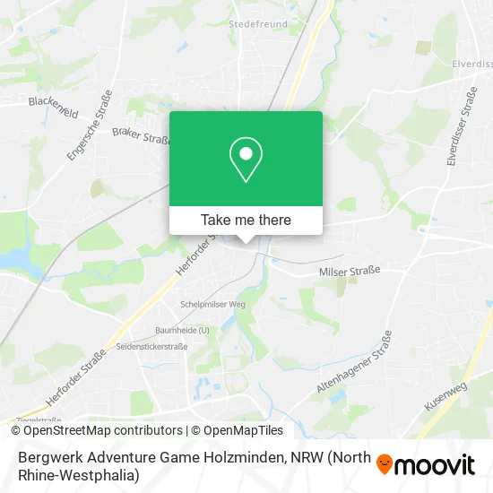 Карта Bergwerk Adventure Game Holzminden