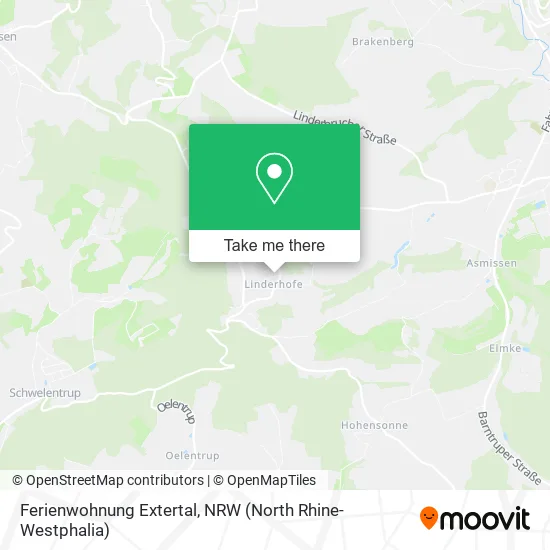 Ferienwohnung Extertal map