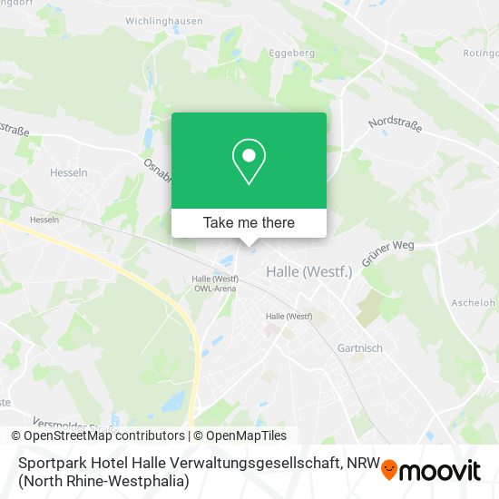 Sportpark Hotel Halle Verwaltungsgesellschaft map