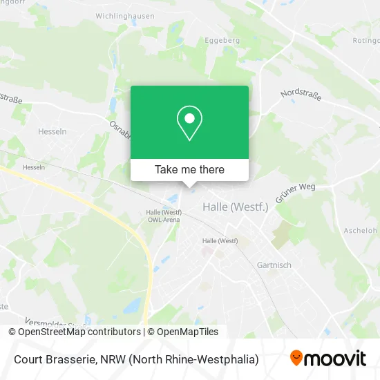 Court Brasserie map