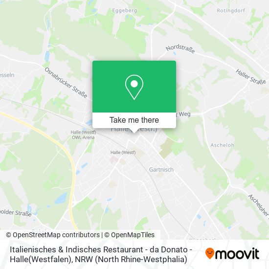 Italienisches & Indisches Restaurant - da Donato - Halle(Westfalen) map
