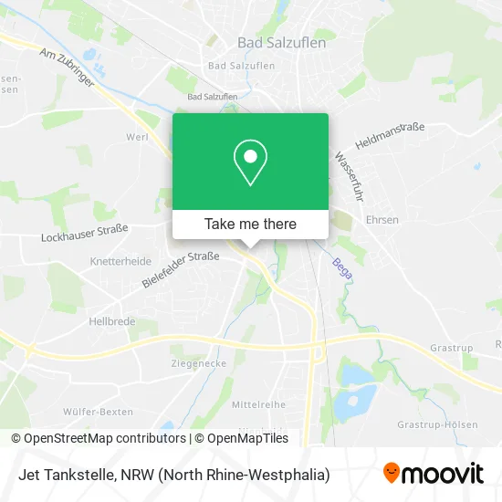 Карта Jet Tankstelle