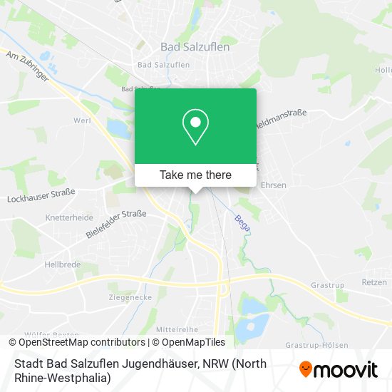 Карта Stadt Bad Salzuflen Jugendhäuser