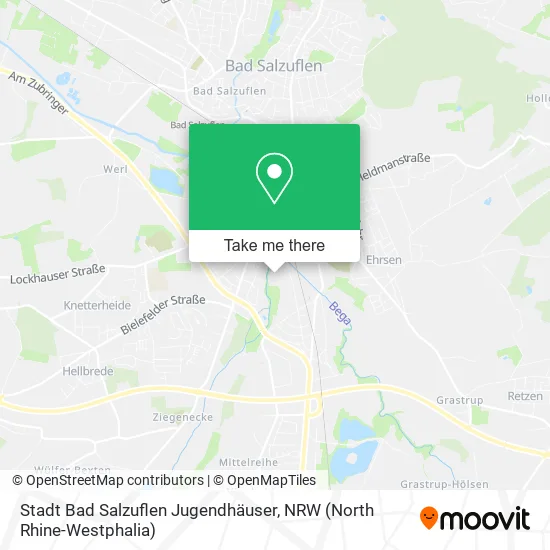 Карта Stadt Bad Salzuflen Jugendhäuser