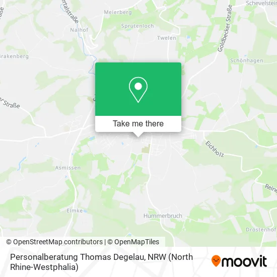 Карта Personalberatung Thomas Degelau