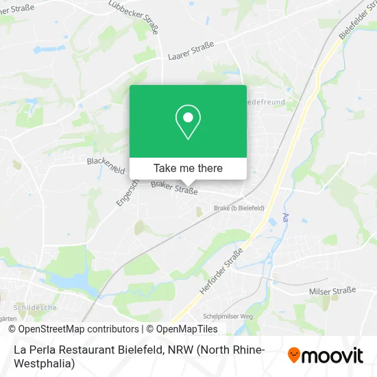 La Perla Restaurant Bielefeld map