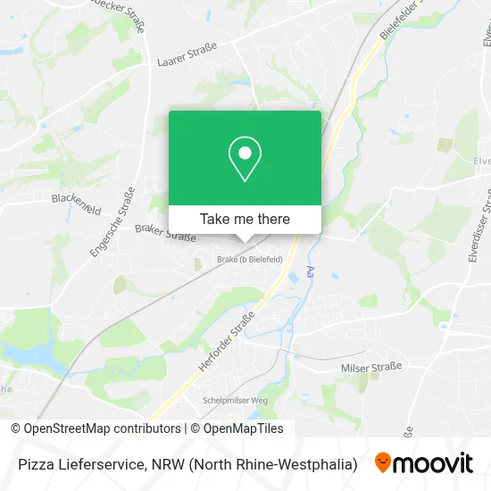 Pizza Lieferservice map