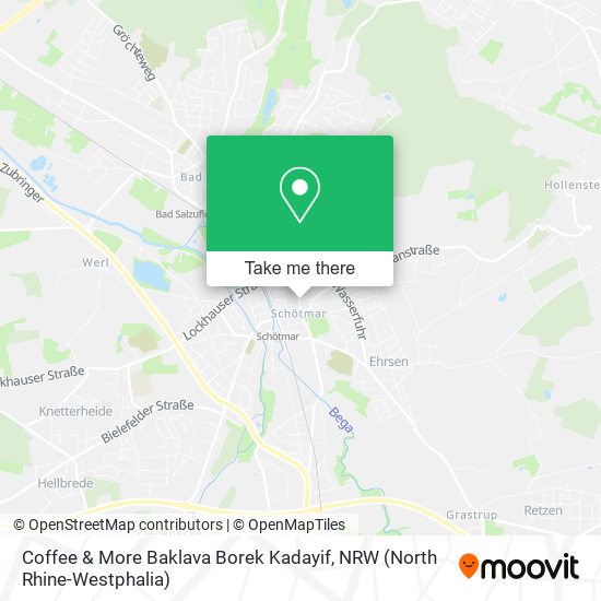 Coffee & More Baklava Borek Kadayif map